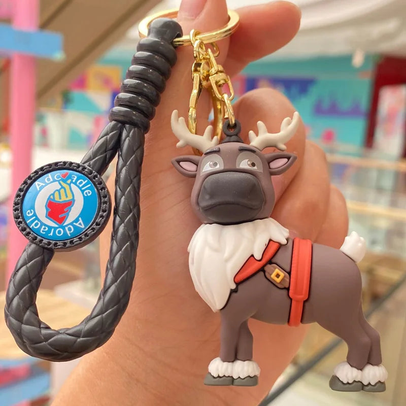 Cartoon Anime Disney Keychain Mickey Mouse Minnie Lilo &amp; Stitch New Keyring Key Chain Car Pendant Kids Toys Gifts Wholesale