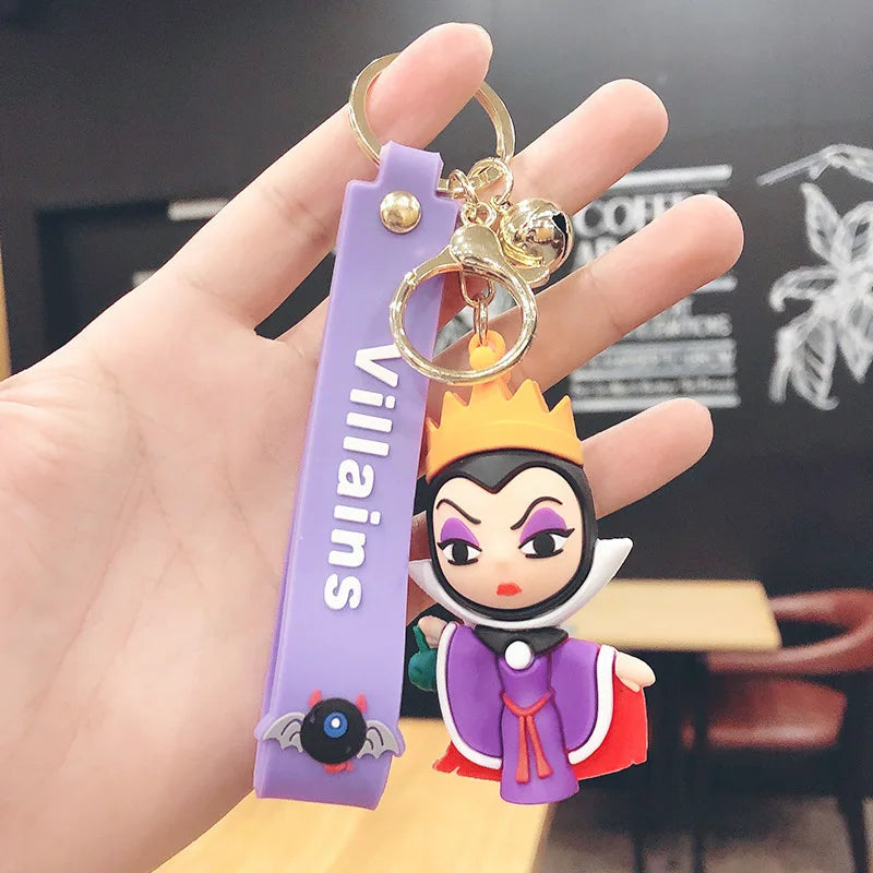 Cartoon Anime Disney Keychain Mickey Mouse Minnie Lilo &amp; Stitch Keyring Key Chain Car Pendant Kids Toys Gifts Wholesale