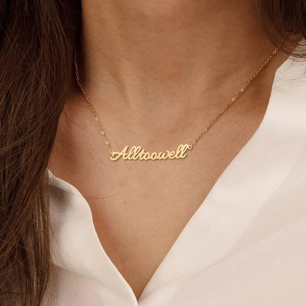 Reputation Singer Taylor Signature Necklace Inspired Music Lover Fan Gifts All Too Well Folklore SWIFTIE Outfit Jewelry Fearless