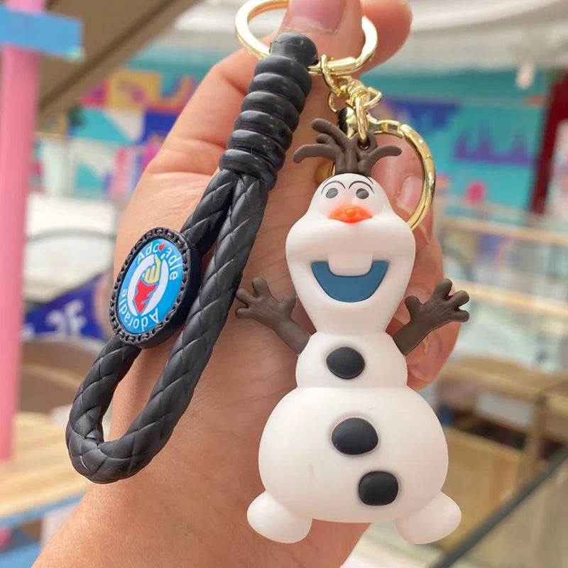 Cartoon Anime Disney Keychain Mickey Mouse Minnie Lilo &amp; Stitch Keyring Key Chain Car Pendant Kids Toys Gifts Wholesale