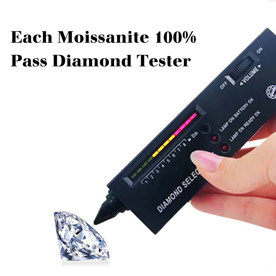 Star Of David 3ct Moissanite Necklace For Women With Certificate Original Luxury Gold Pendant Jewelry Christamas Gift Hot Sale