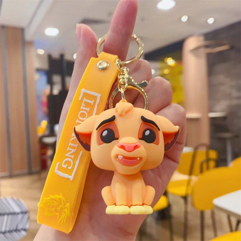 Cartoon Anime Disney Keychain Mickey Mouse Minnie Lilo &amp; Stitch New Keyring Key Chain Car Pendant Kids Toys Gifts Wholesale