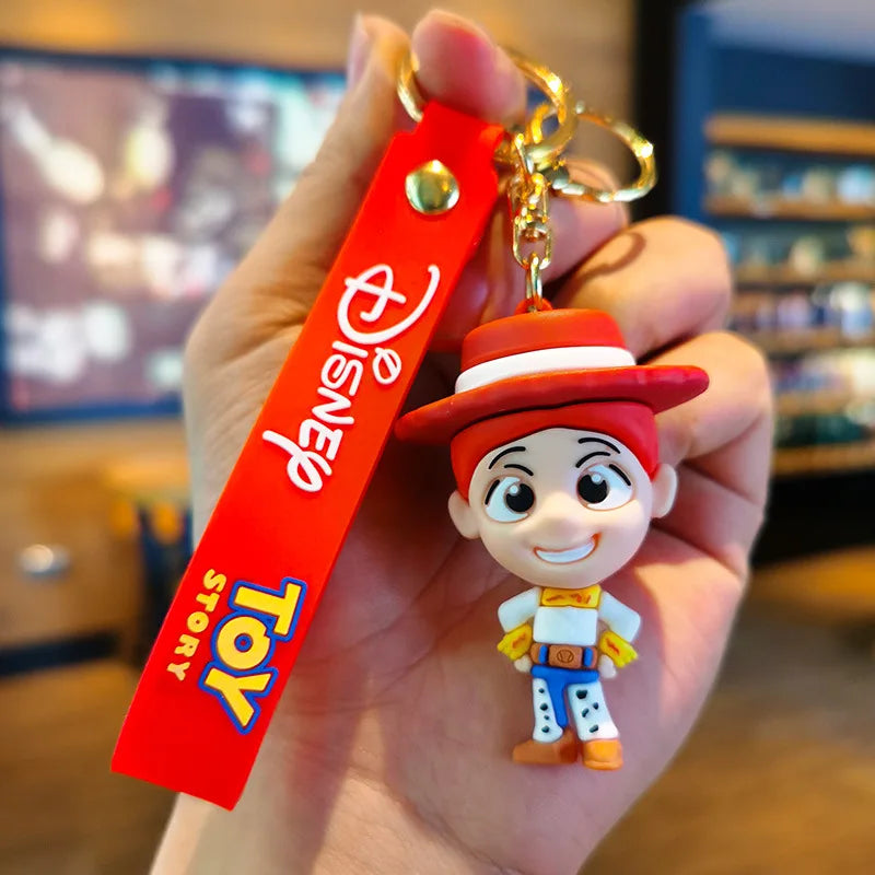Cartoon Anime Disney Keychain Mickey Mouse Minnie Lilo &amp; Stitch New Keyring Key Chain Car Pendant Kids Toys Gifts Wholesale