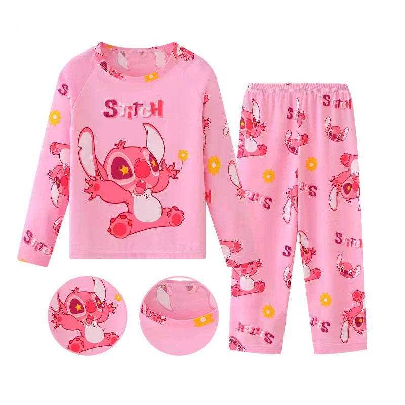 New Children Pyjamas Elsa nighty Girls Sets Kid Mermaid Home Wear Travel Pink nightwear Minnie Casual Sleepwear Suit